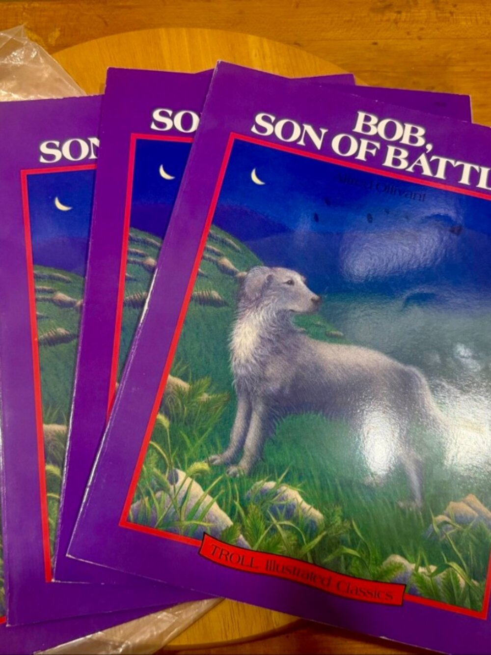 Bob Son of Battle Troll Illustrated Classics 4 Books Cassette Ollivant